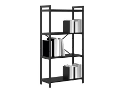 Estantería Roble negro 60 x 30 x 118 cm Madera contrachapada