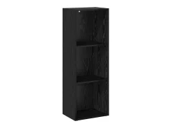 Estantería Roble negro 40 x 30 x 114 cm Madera contrachapada