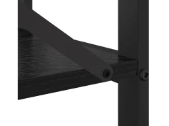 Estantería Roble negro 60 x 30 x 48.5 cm Madera contrachapada