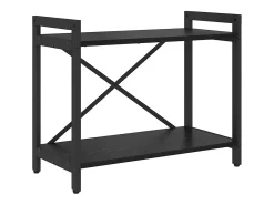 Estantería Roble negro 60 x 30 x 48.5 cm Madera contrachapada