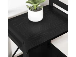 Estantería Roble negro 40 x 30 x 48.5 cm Madera contrachapada