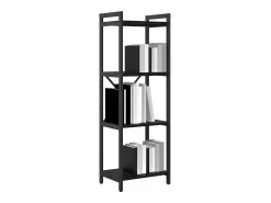 Estantería Roble negro 40 x 30 x 118 cm Madera contrachapada