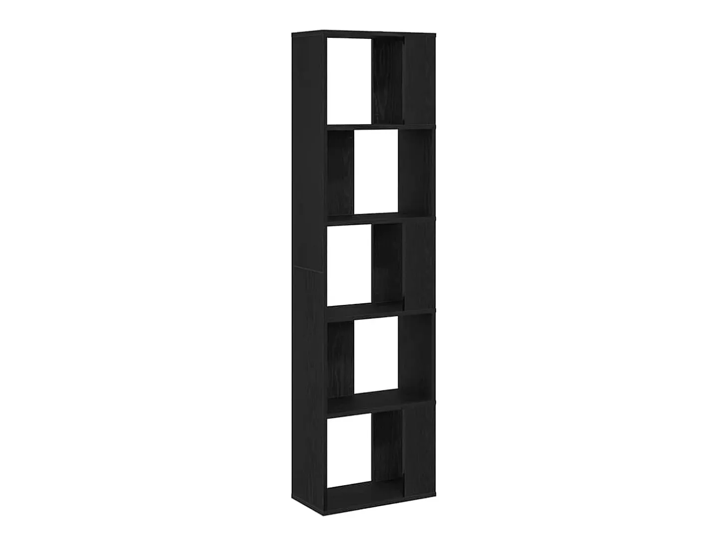 Estantería Roble negro 45 x 23.5 x 162.5 cm