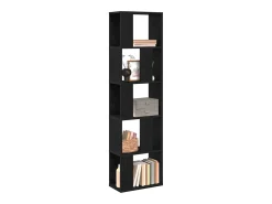 Estantería Roble negro 45 x 23.5 x 162.5 cm