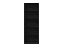 Estantería Roble negro 60 x 24 x 176 cm Madera contrachapada