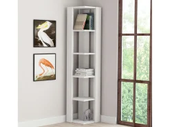 Estantería Vert. Senses 5 Huecos Blanca 34x161x34 cm