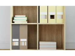 Estantería/Aparador madera contrachapada roble 66x30x97,8 cm