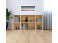 Estantería/Aparador madera contrachapada roble 66x30x97,8 cm