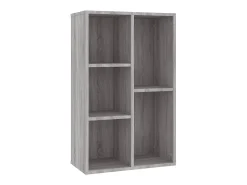 Estantería/Aparador madera contrachapada gris Sonoma 50x25x80cm