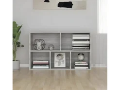 Estantería/Aparador madera contrachapada gris Sonoma 50x25x80cm