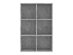 Estantería/Aparador madera contrachapada hormigón 66x30x97,8 cm