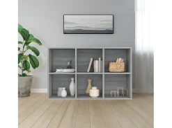 Estantería/Aparador madera contrachapada gris Sonoma 66x30x98cm