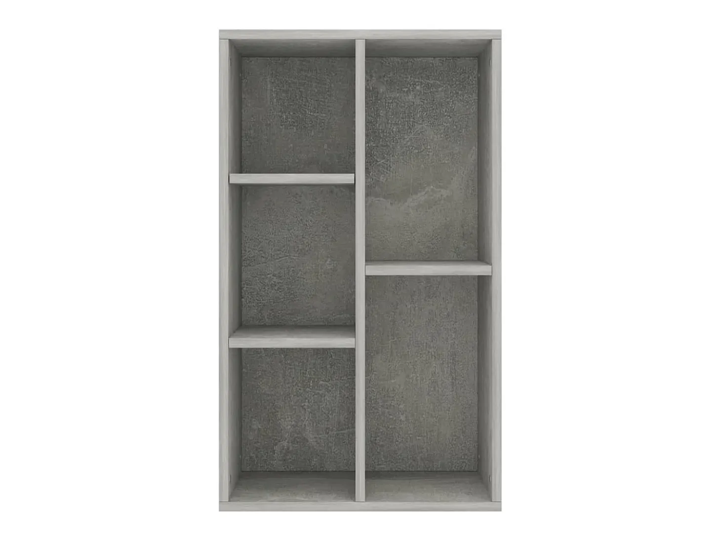 Estantería/Aparador madera contrachapada gris 50x25x80 cm