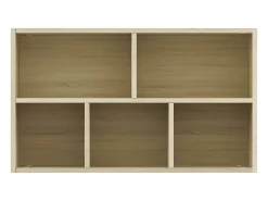 Estantería/Aparador madera contrachapada color roble 50x25x80cm