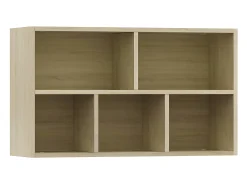 Estantería/Aparador madera contrachapada color roble 50x25x80cm