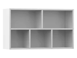 Estantería/Aparador madera contrachapada blanco 50x25x80 cm