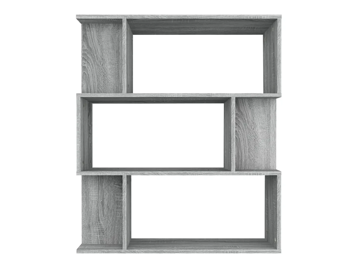 Estantería/Biombo madera contrachapada gris Sonoma 80x24x96 cm