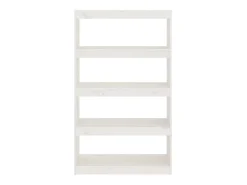 Estantería/divisor de espacios madera pino blanco 80x30x135,5cm