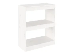 Estantería/divisor de espacios madera pino blanco 60x30x71,5 cm