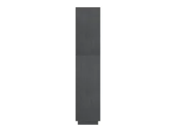 Estantería/divisor de espacios madera de pino gris 60x35x167 cm