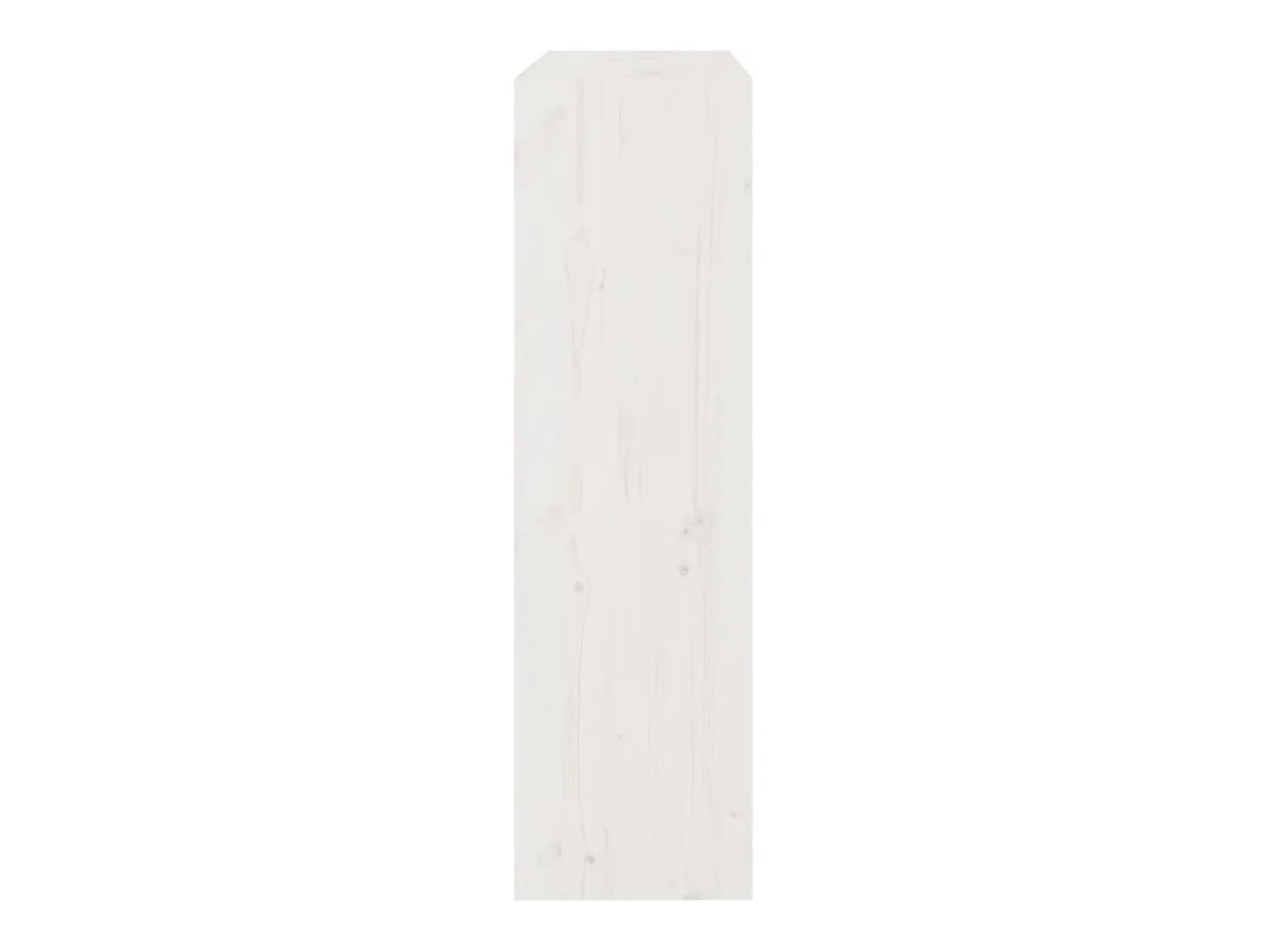 Estantería/divisor de espacios madera pino blanco 80x30x103,5cm