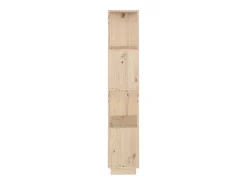Estantería/divisor de espacios madera maciza pino 51x25x132 cm