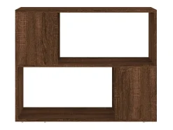 Estantería/divisor de espacios color roble marrón 80x24x63 cm