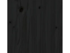 Estantería/divisor de espacios madera pino negro 80x25x163,5 cm