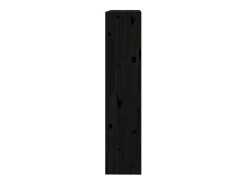 Estantería/divisor de espacios madera pino negro 80x30x135,5 cm