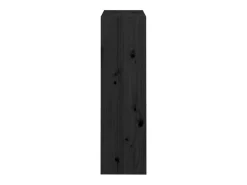 Estantería/divisor de espacios madera pino negro 60x30x103,5 cm