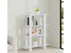 Estantería/divisor de espacios blanco 100x30x123,5 cm