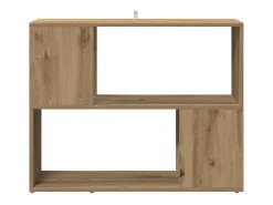 Estantería/divisor de espacios roble artisan 80x24x63 cm