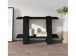Estantería/divisor de espacios negro 80x30x51 cm