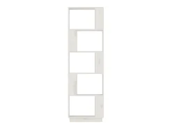 Estantería/divisor de espacios madera pino blanco 51x25x163,5cm