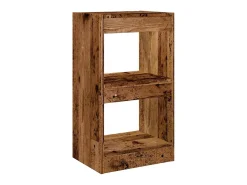 Estantería/divisor de espacios madera antigua 40x30x72 cm