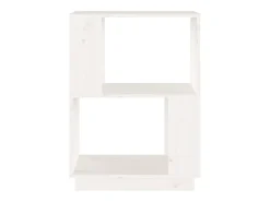 Estantería/divisor de espacios madera pino blanco 51x25x70 cm