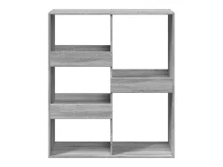Estantería/divisor de espacios gris Sonoma 100x33x115 cm
