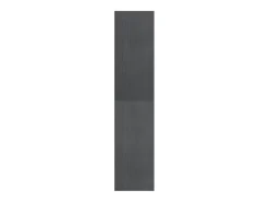 Estantería/divisor de espacios pino macizo gris 40x30x135,5cm