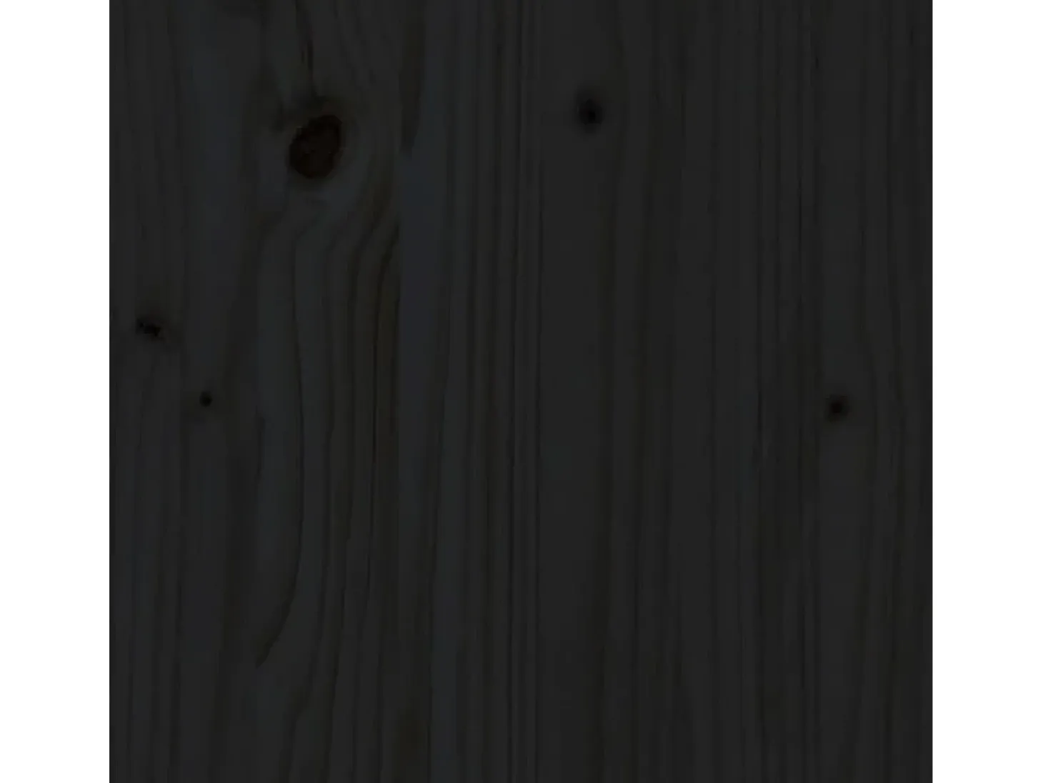 Estantería/divisor de espacios madera pino negro 40x35x167 cm