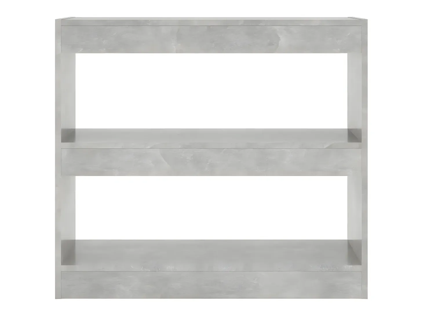 Estantería/divisor de espacios gris hormigón 80x30x72 cm