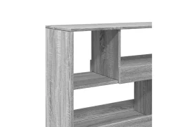 Estantería/divisor de espacios gris Sonoma 100x33x94,5 cm
