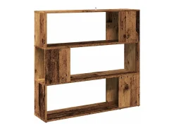 Estantería/divisor de espacios madera vieja 100x24x94 cm