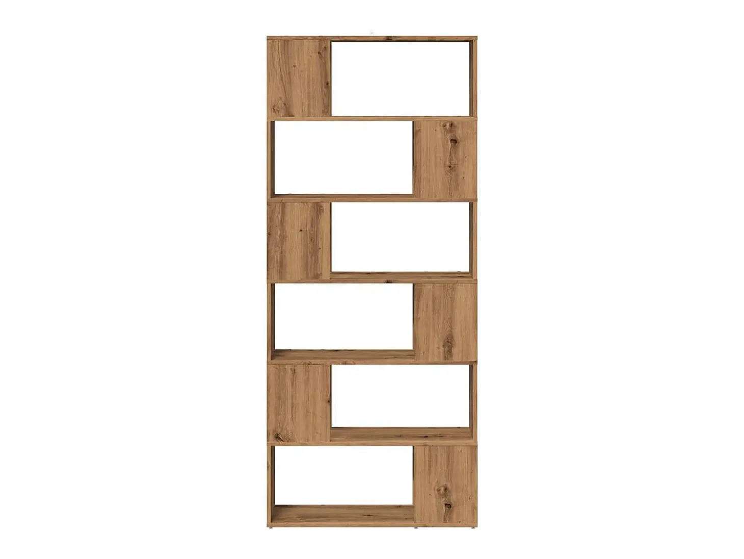 Estantería/divisor de espacios roble artisan 80x24x186 cm