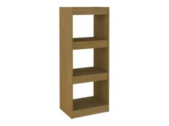 Estantería/divisor de espacios pino macizo miel 40x30x103,5cm