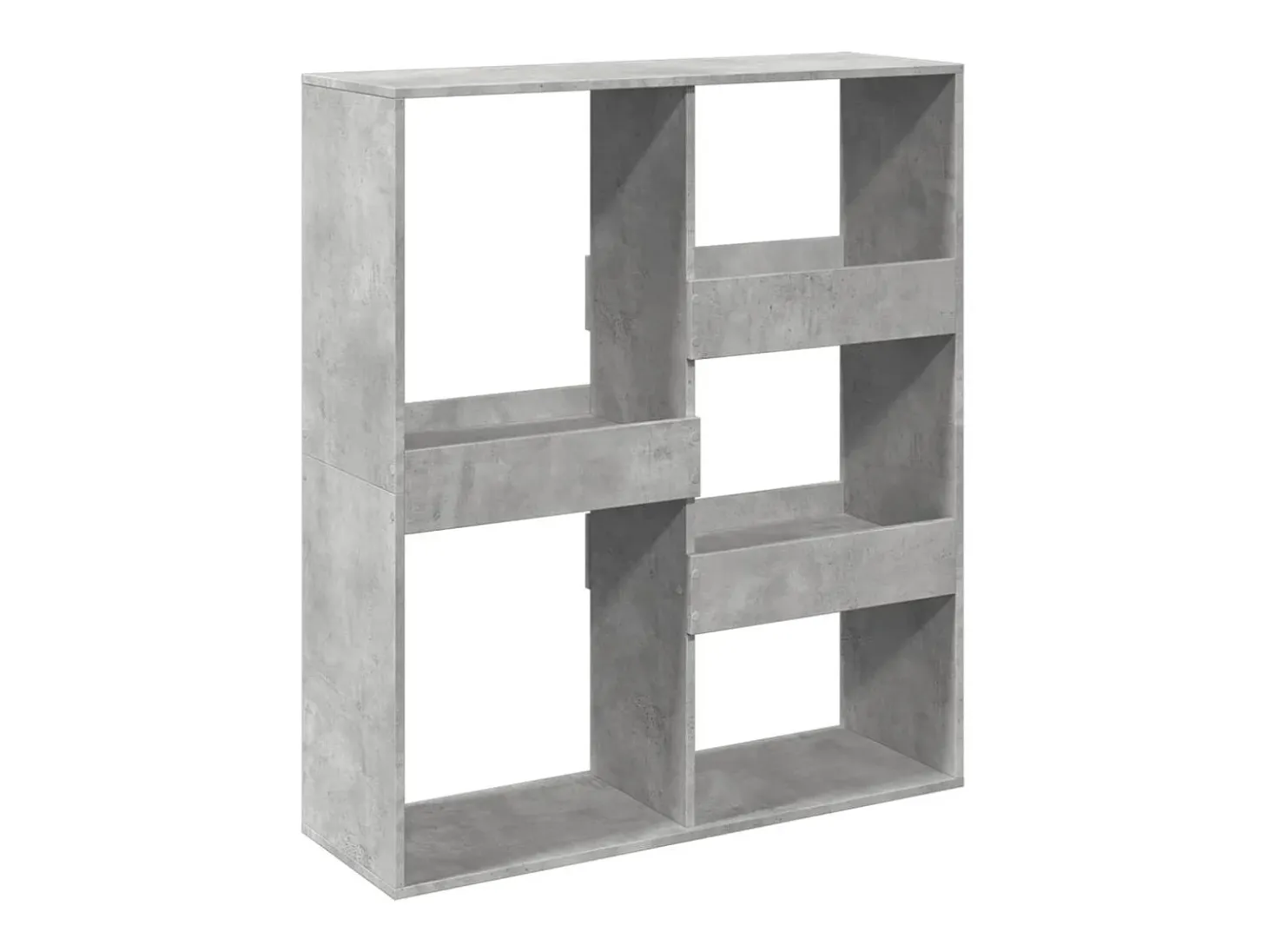Estantería/divisor de espacios gris hormigón 100x33x115 cm