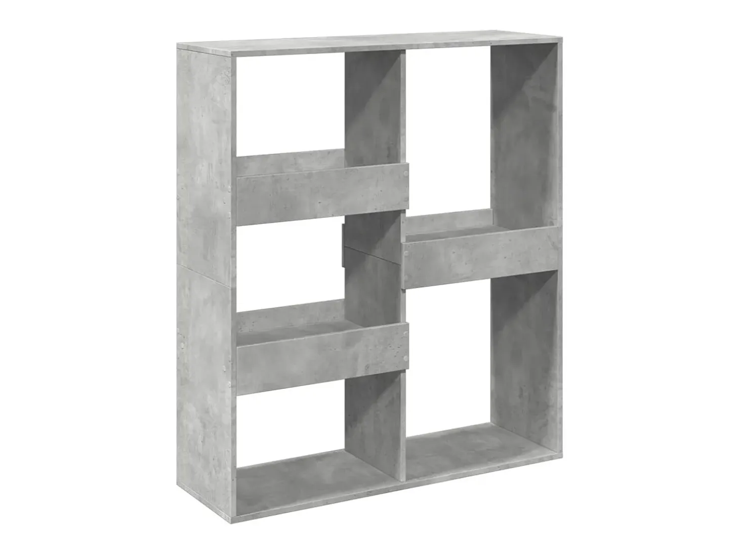 Estantería/divisor de espacios gris hormigón 100x33x115 cm