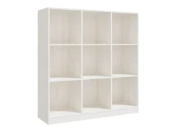Estantería/divisor espacios madera pino blanco 104x33,5x110 cm