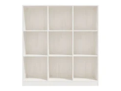 Estantería/divisor espacios madera pino blanco 104x33,5x110 cm