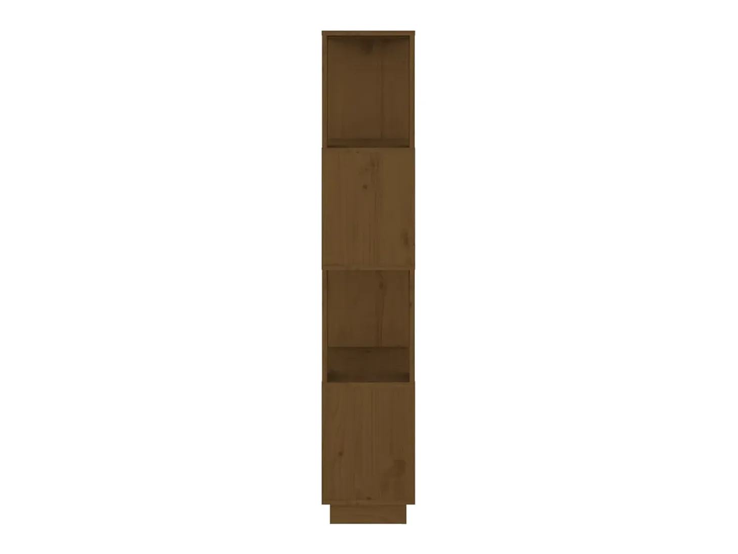 Estantería/divisor espacios madera pino marrón miel 51x25x132cm