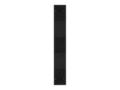 Estantería/divisor madera contrachapada negro 45x24x159 cm